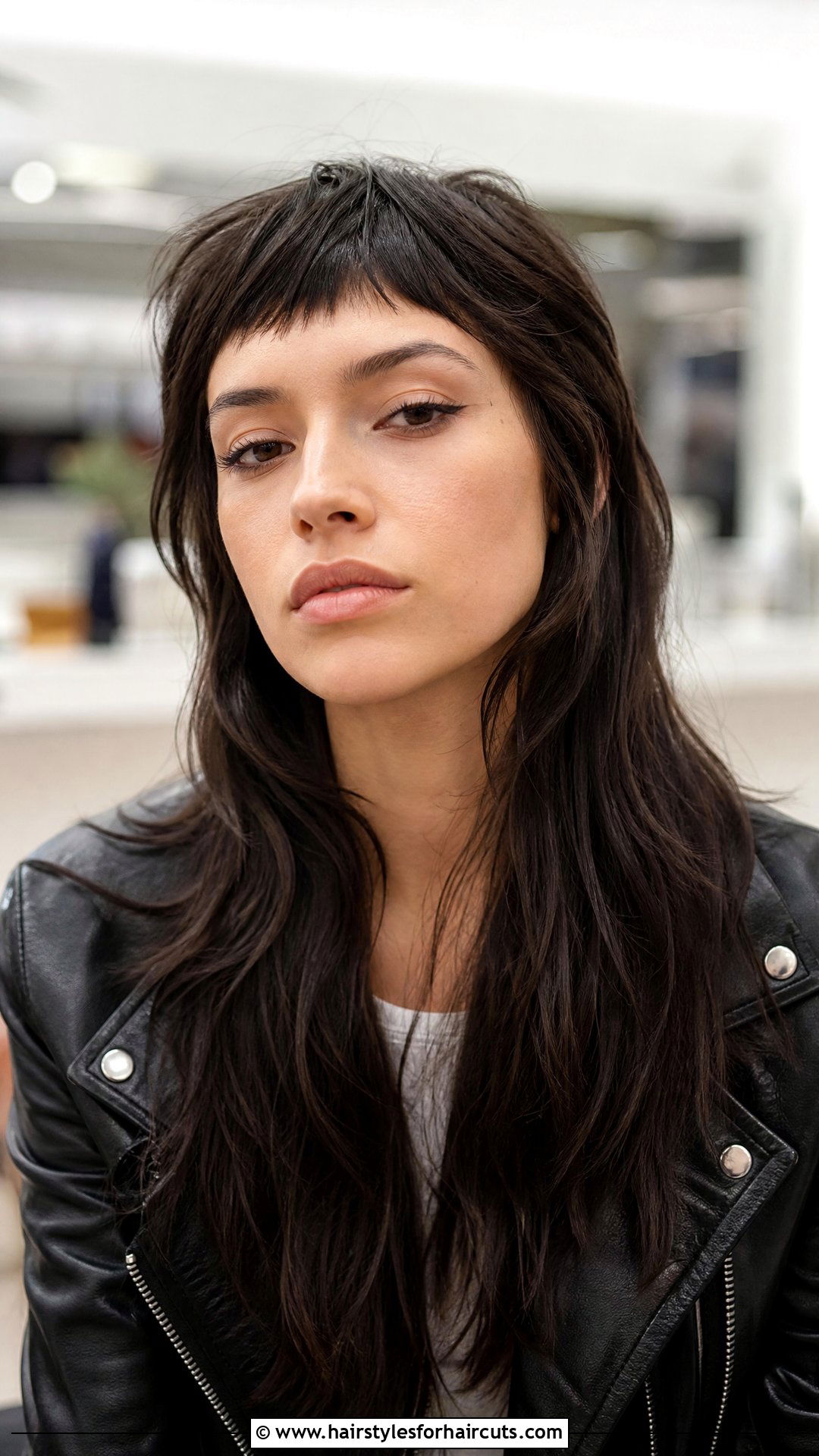 Micro Bangs Long French Haircut - 25 long hair french girl haircuts - 25 long hair french girl haircuts