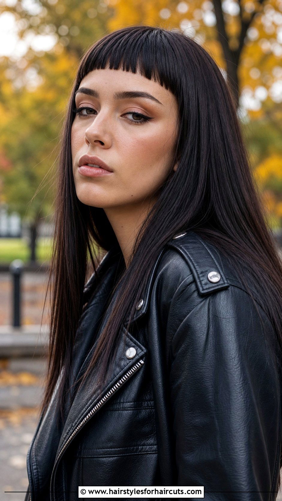 Micro Bangs On Straight Hair - 25 hairstyles with straight hair - 25 hairstyles with straight hair