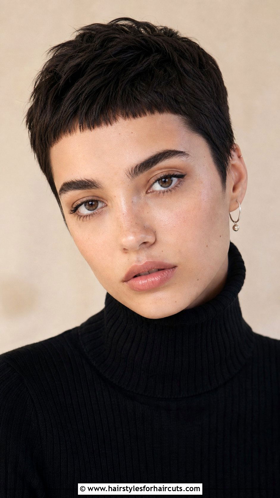 Micro Bangs Pixie - 25 haircuts for girls short hair - 25 haircuts for girls short hair