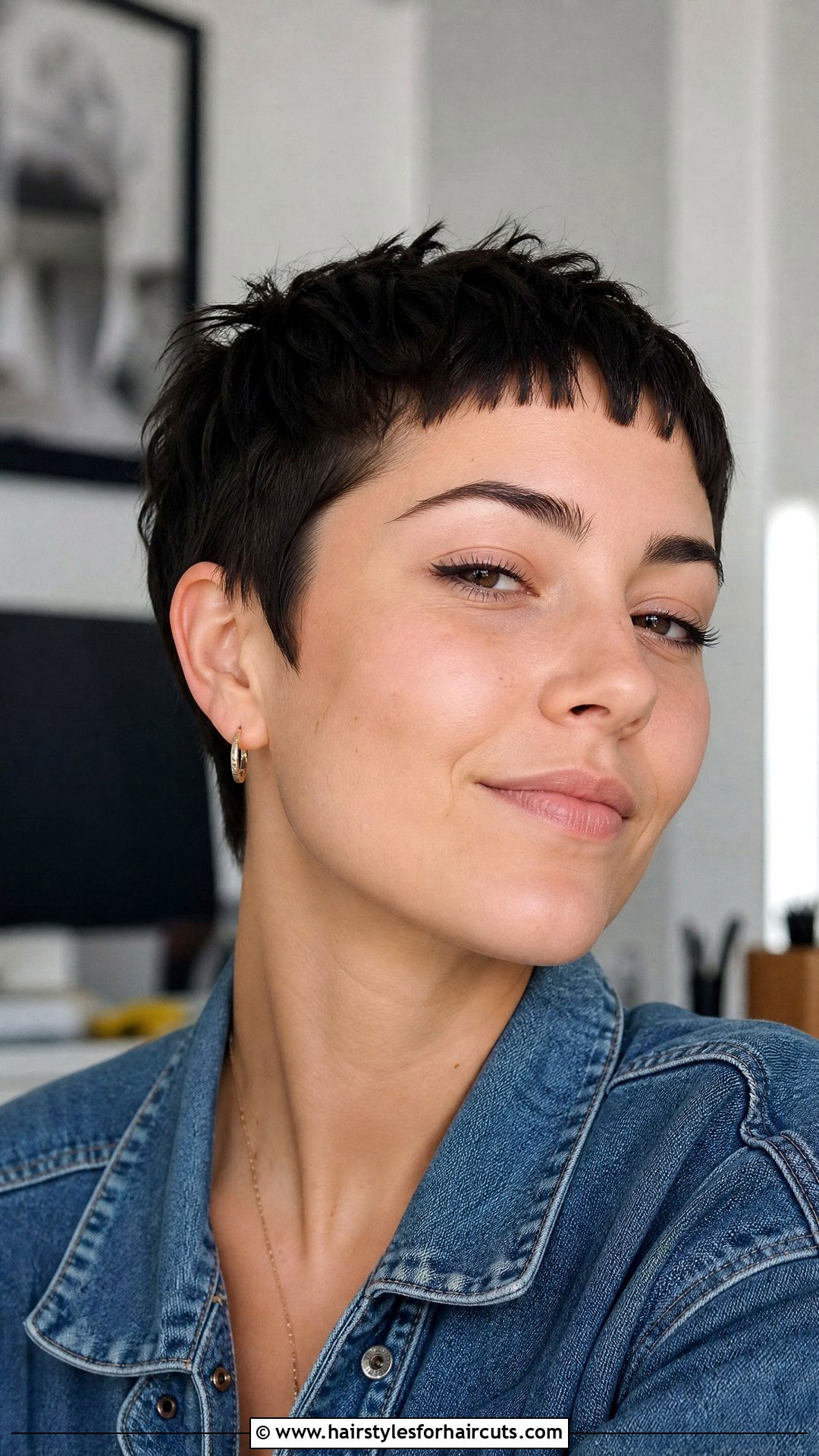 Micro Bangs Pixie Cut - 25 chinese new year haircuts - 25 chinese new year haircuts