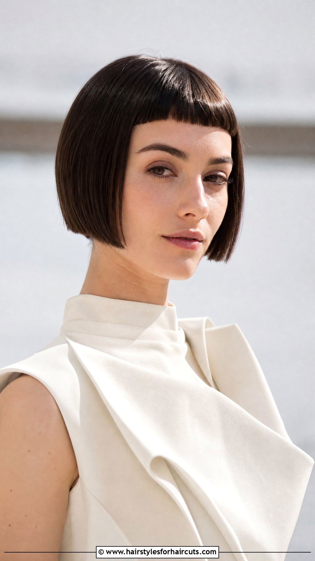 Micro Bangs Short Bob - 25 wedding hairstyles for short bob - 25 wedding hairstyles for short bob