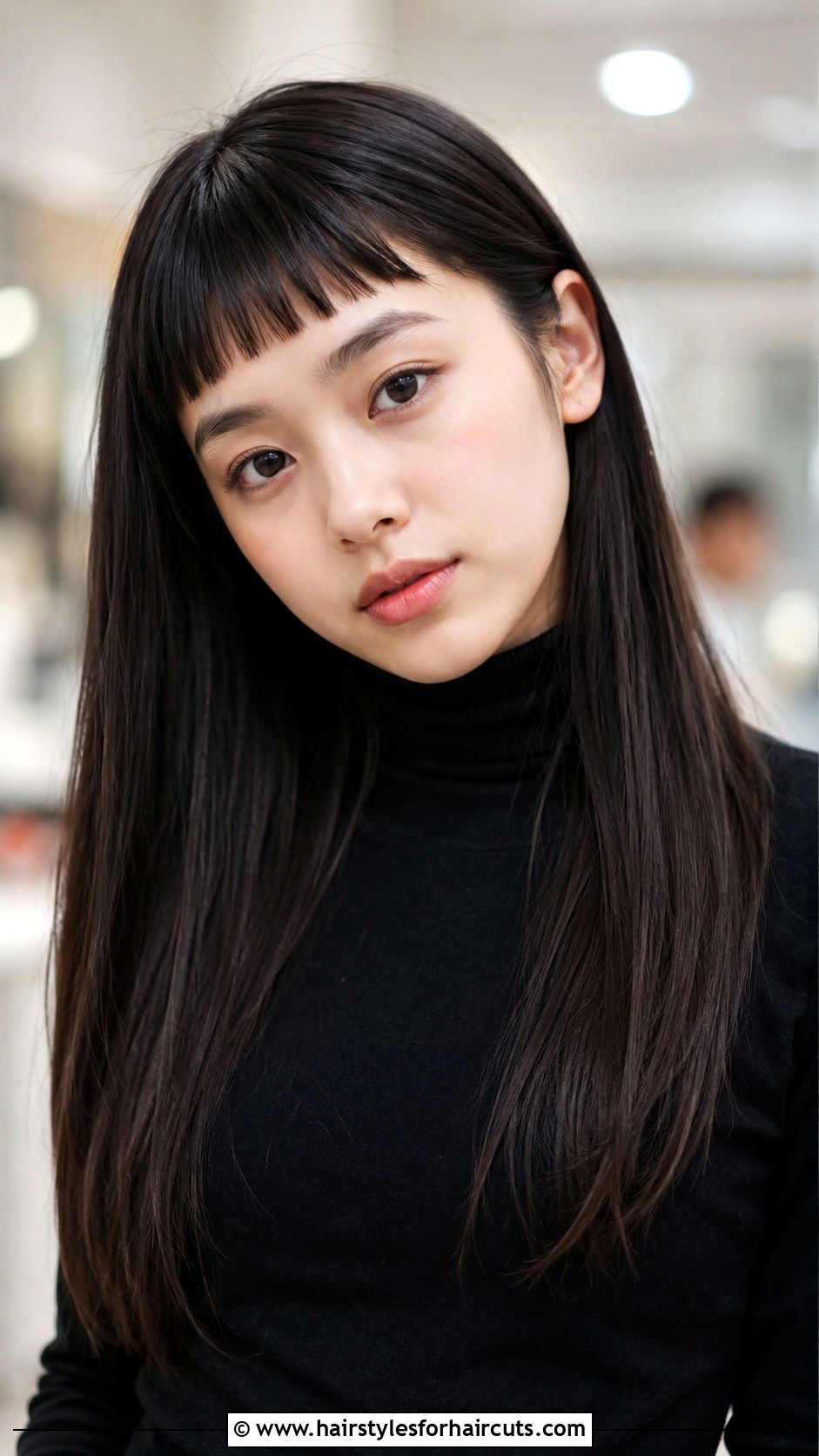 Micro Bangs With Straight Hair - 25 hairstyles for middle school - 25 hairstyles for middle school