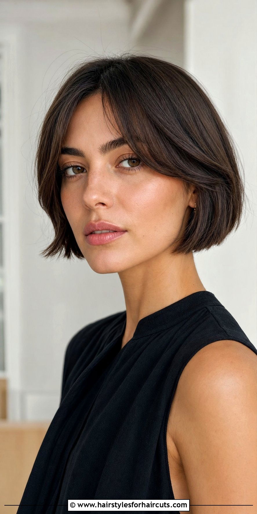 Micro Bob With Curtain Bangs - 25 cute haircuts with curtain bangs - 25 cute haircuts with curtain bangs