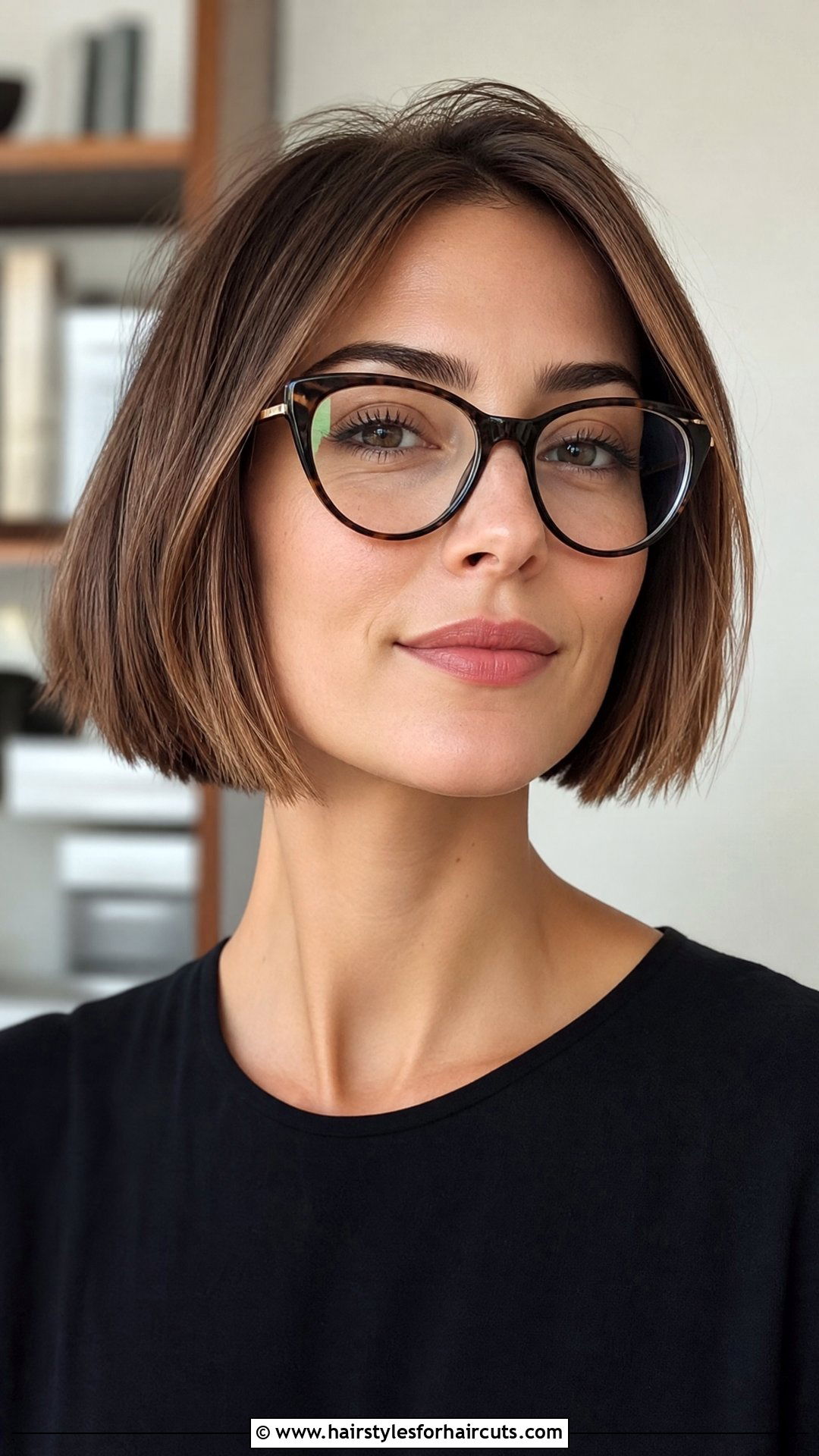Micro Bob With Glasses - 25 short hairstyles for women with glasses - 25 short hairstyles for women with glasses