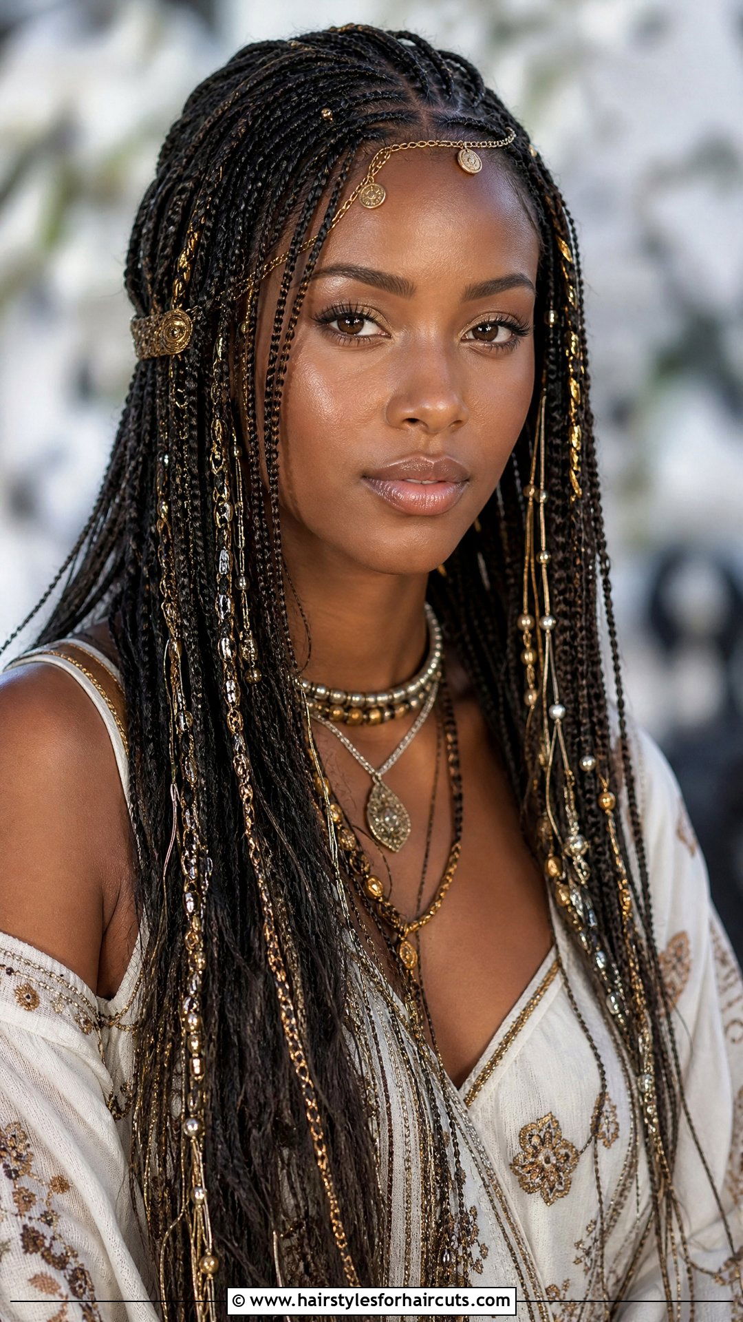 Micro Braid Futuristic Hairstyle - 25 futuristic hairstyles - 25 futuristic hairstyles