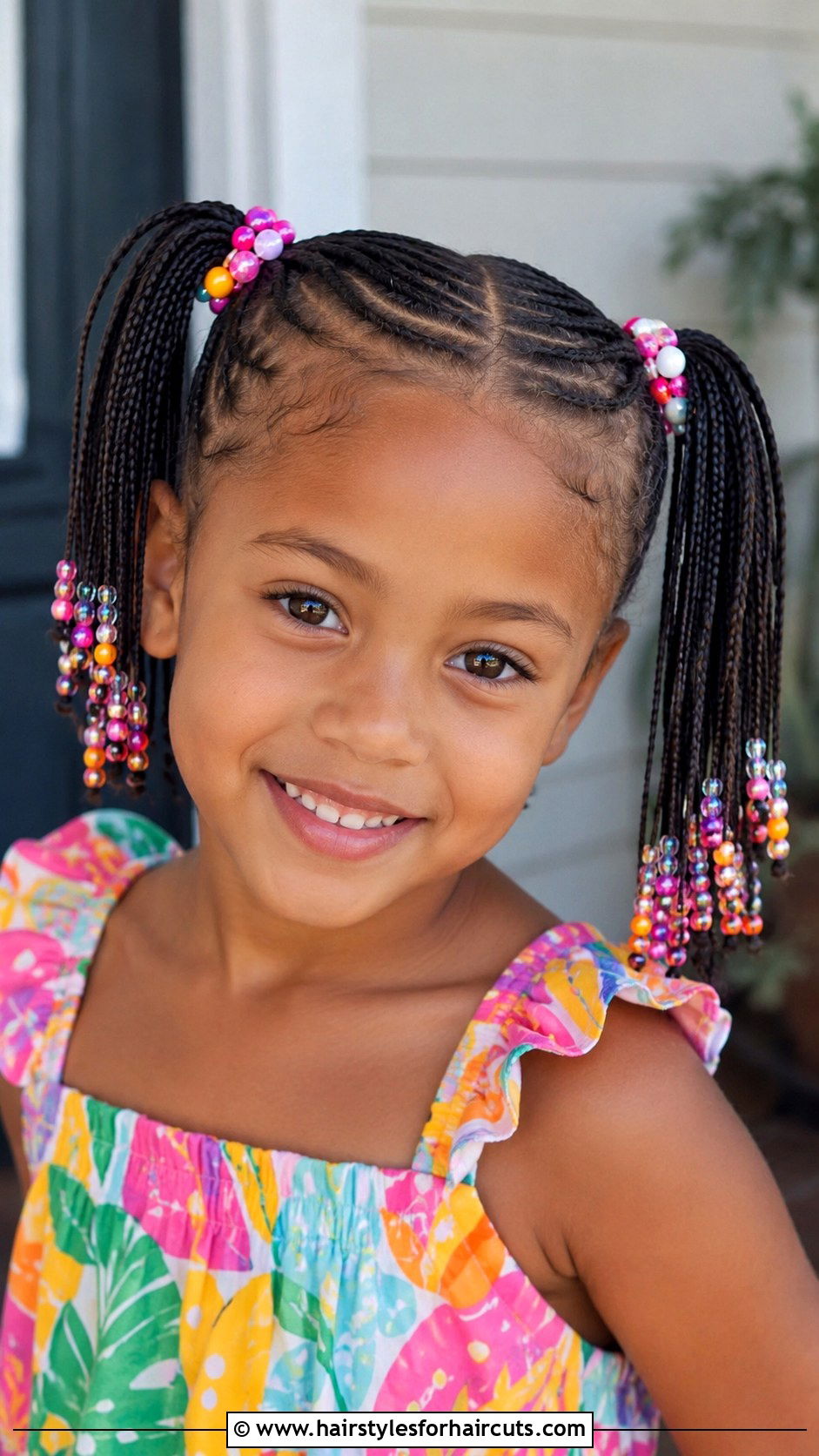 Micro Braid Pigtails - 25 summer hairstyles for girls - 25 summer hairstyles for girls