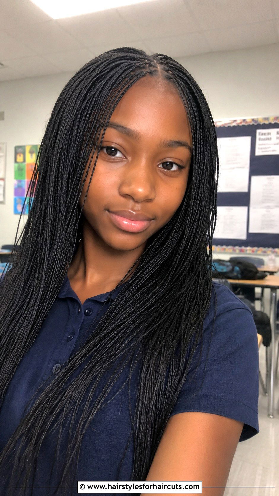 Micro Braids - 25 back to school hairstyles for black girl - 25 back to school hairstyles for black girl