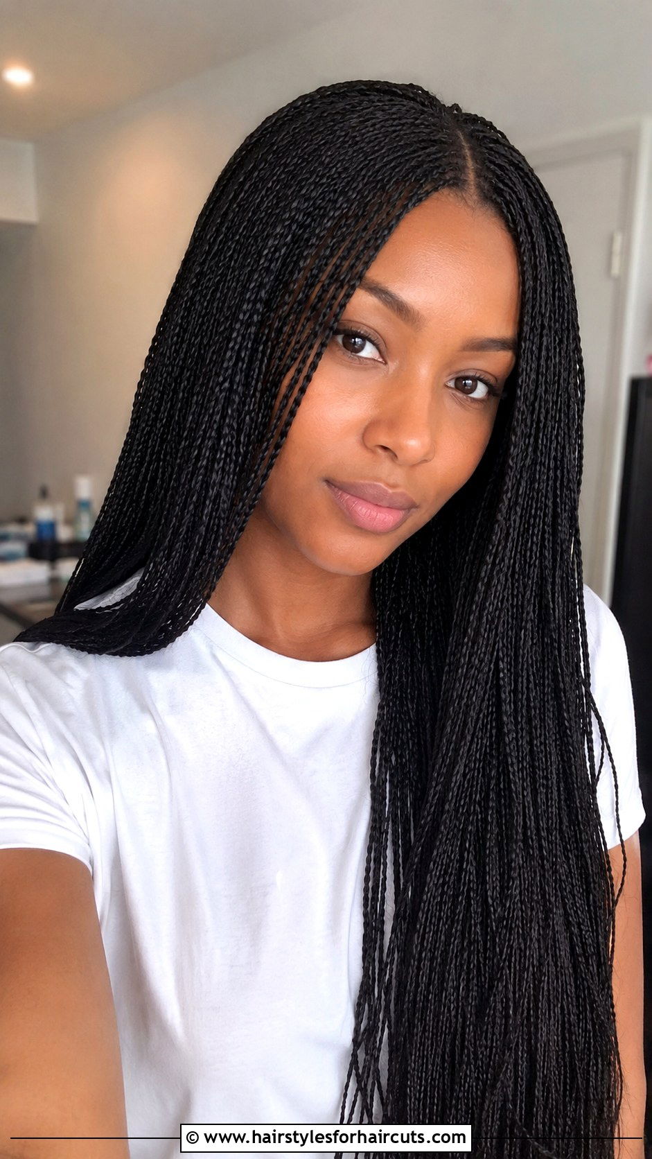 Micro Braids - 25 best hairstyles for swimming black hair - 25 best hairstyles for swimming black hair