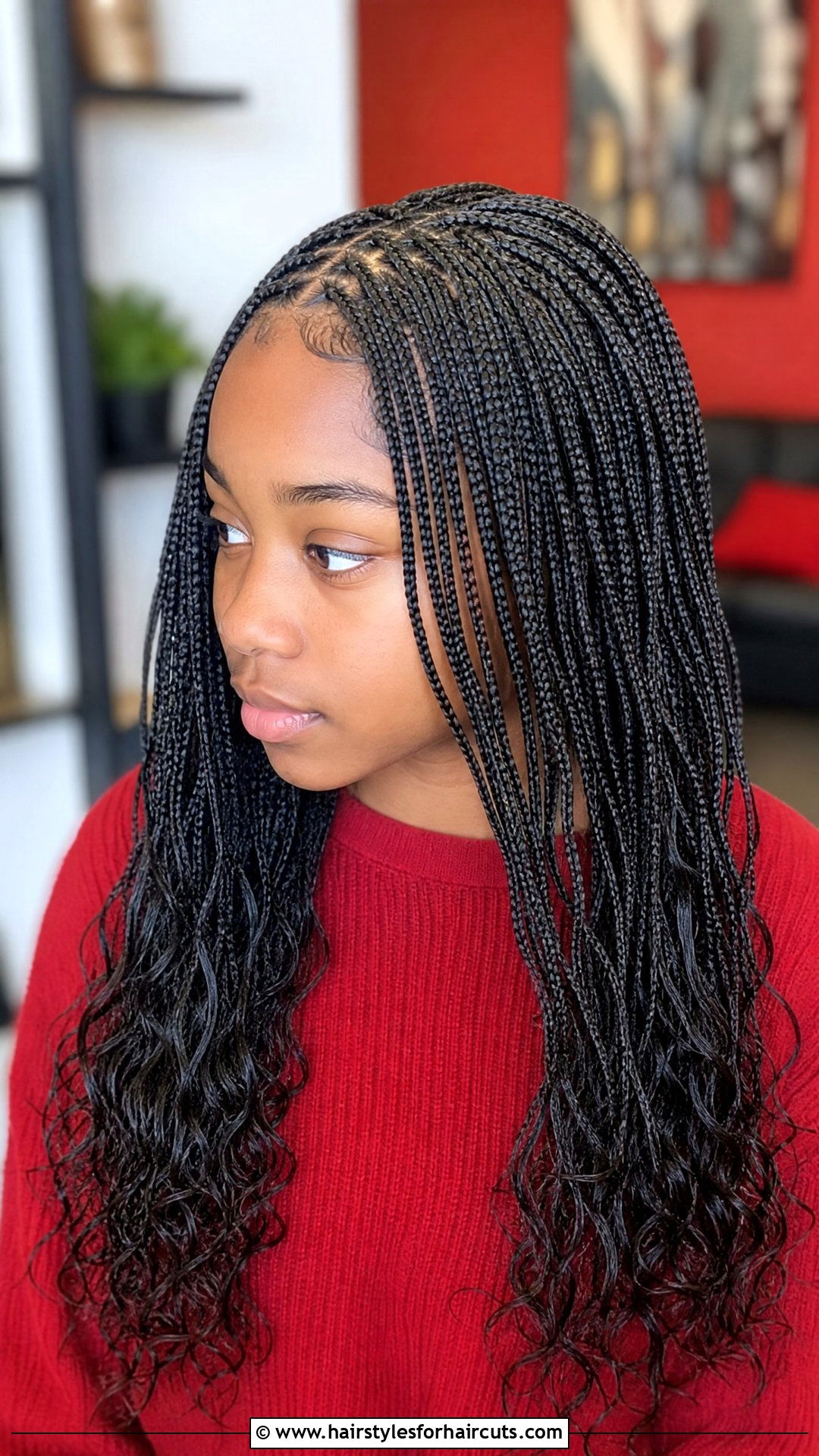 Micro Braids - 25 hairstyles for black teens - 25 hairstyles for black teens
