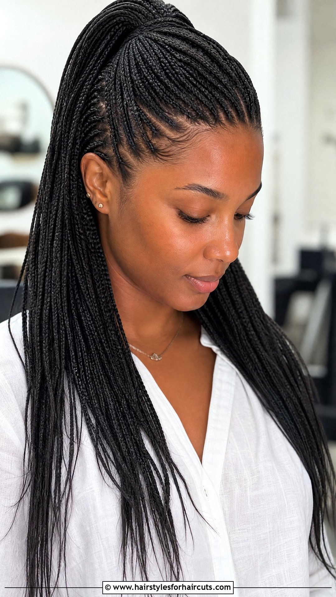 Micro Braids - 25 long black hairstyles - 25 long black hairstyles