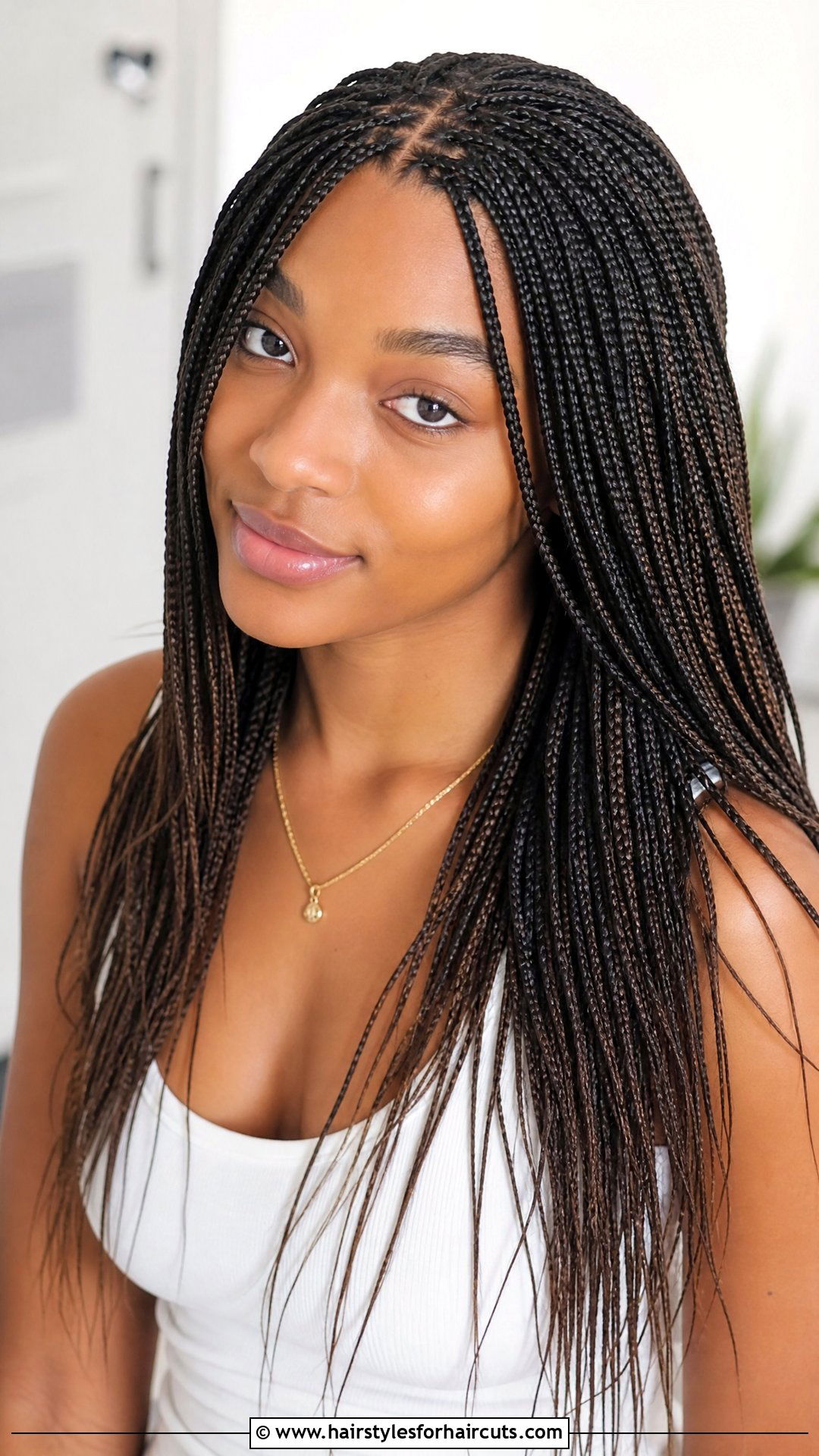 Micro Braids Down - 25 tress hairstyles - 25 tress hairstyles