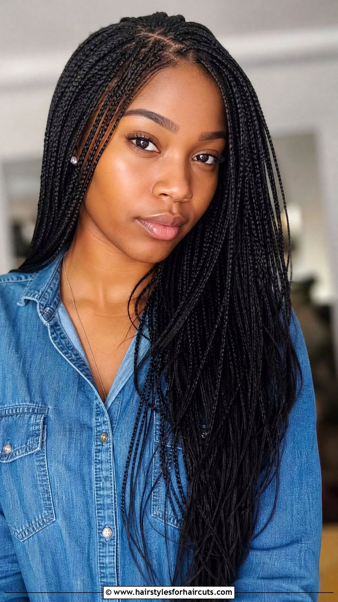 Micro Braids Hairstyle - 25 natural black women hairstyles - 25 natural black women hairstyles