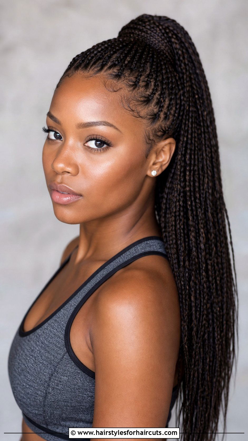 Micro Braids High Ponytail - 25 human hair micro braids hairstyles - 25 human hair micro braids hairstyles