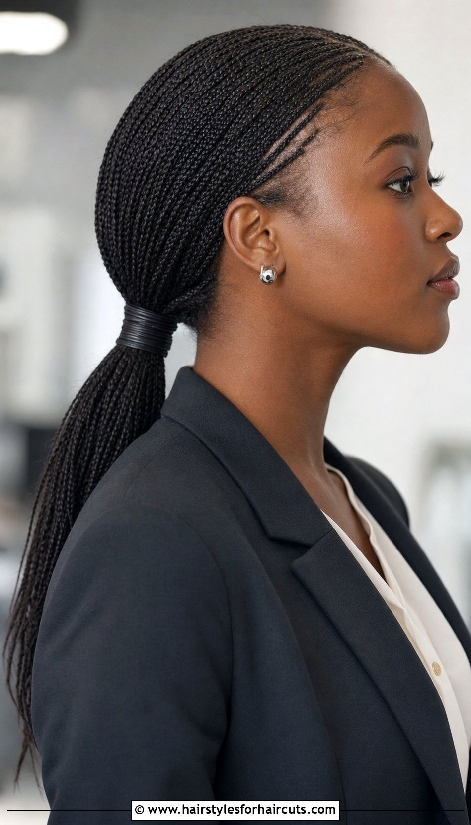 Micro Braids Low Ponytail - 25 human hair micro braids hairstyles - 25 human hair micro braids hairstyles