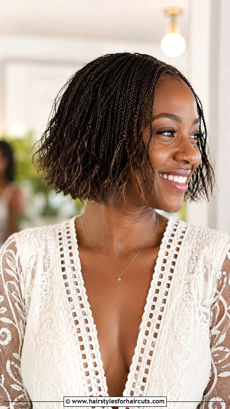 Micro Braids On Short Hair - 25 bride hairstyles for short hair - 25 bride hairstyles for short hair