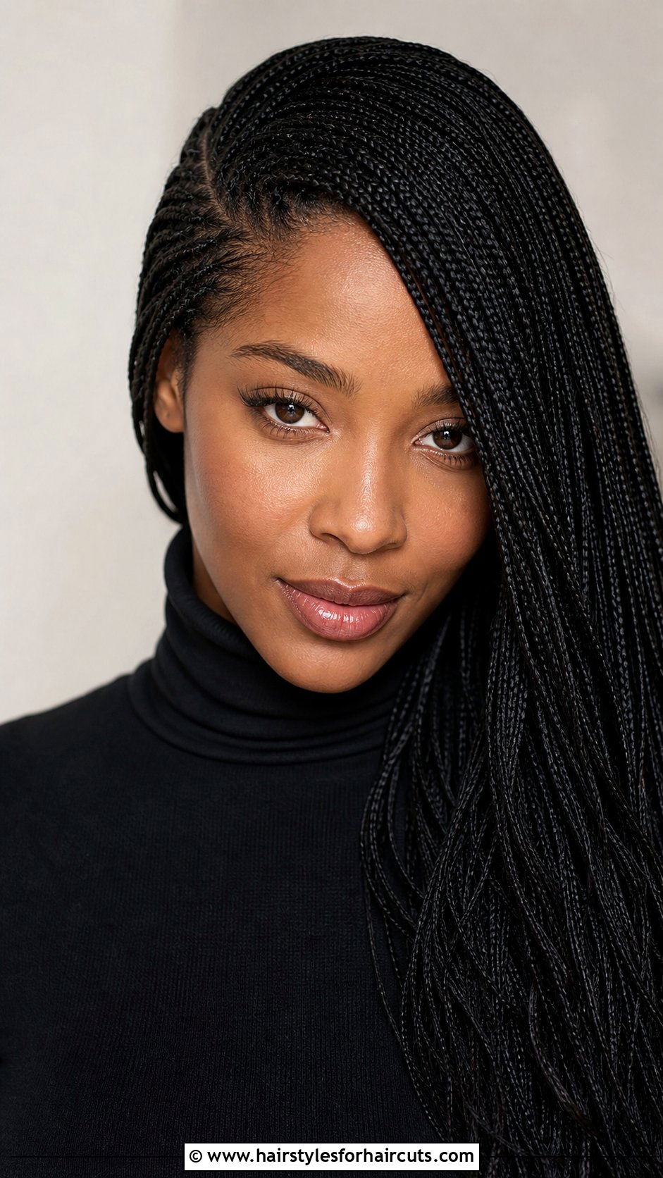Micro Braids Side Part - 25 human hair micro braids hairstyles - 25 human hair micro braids hairstyles