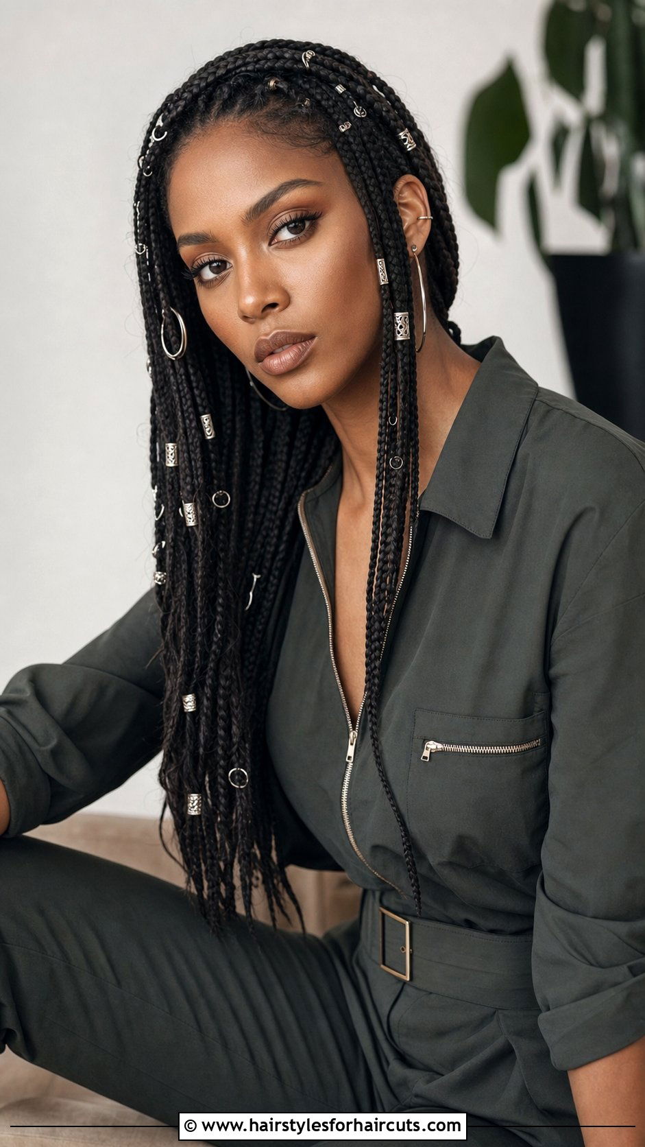 Micro Braids With Accessories - 25 human hair micro braids hairstyles - 25 human hair micro braids hairstyles