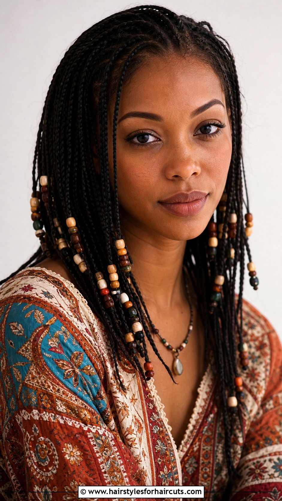 Micro Braids With Beads - 25 human hair micro braids hairstyles - 25 human hair micro braids hairstyles