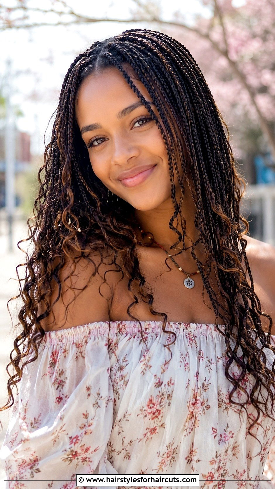 Micro Braids With Curls - 25 fatima hairstyles - 25 fatima hairstyles