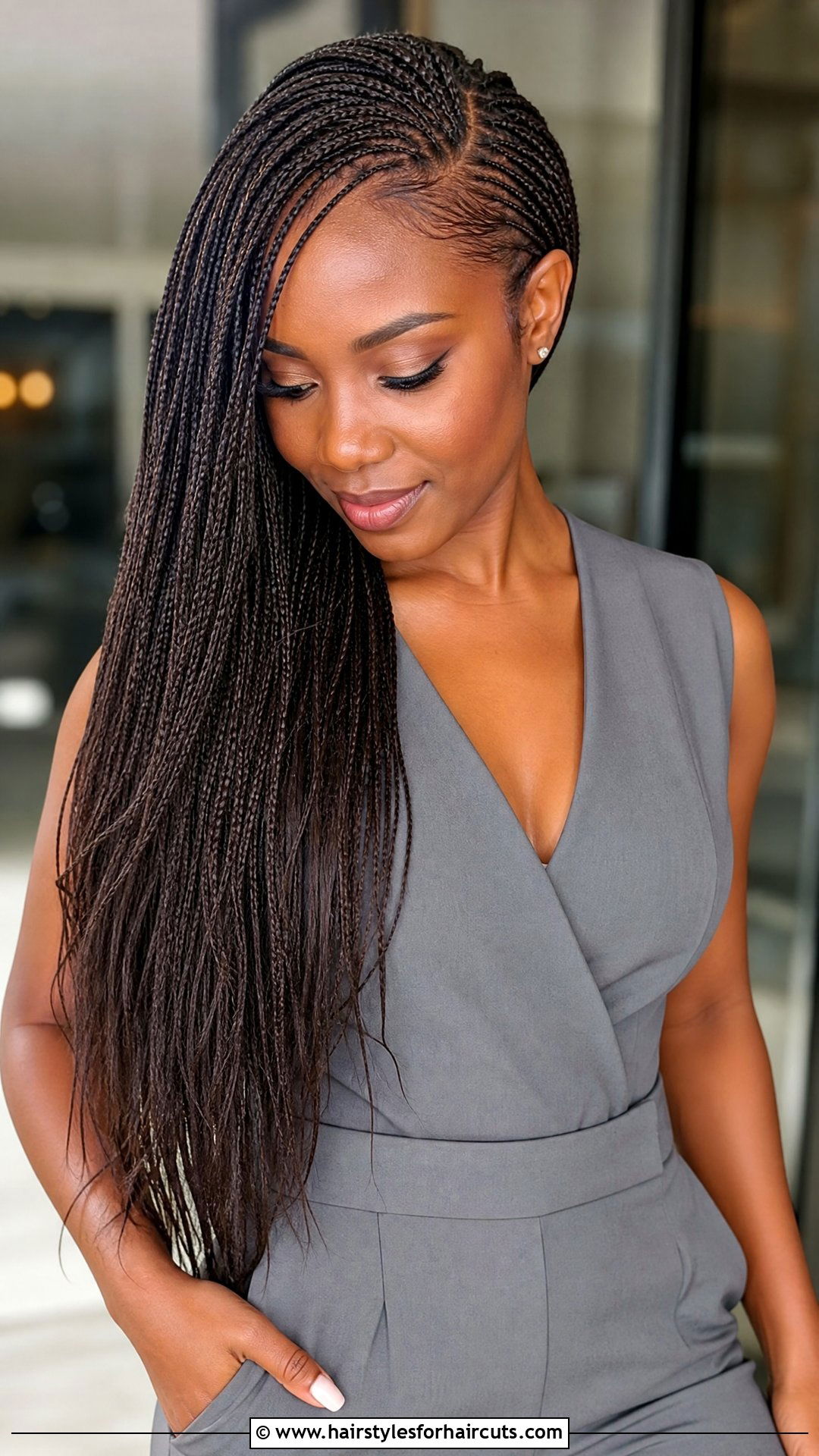 Micro Braids With Extensions - 25 hairstyles with extensions for black hair braids - 25 hairstyles with extensions for black hair braids