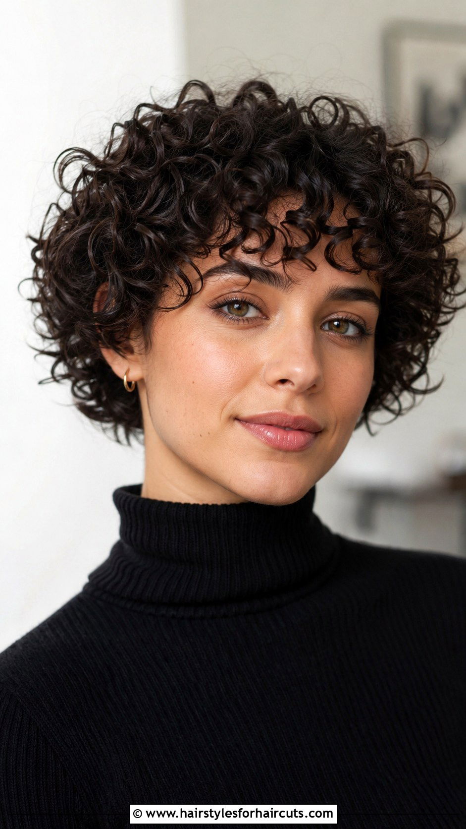 Micro Curly Bob - 25 cute curly hair haircuts - 25 cute curly hair haircuts