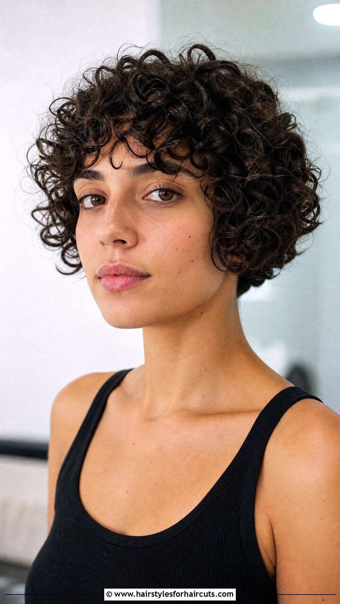 Micro Curly Bob Haircut - 25 bob haircuts natural hair - 25 bob haircuts natural hair