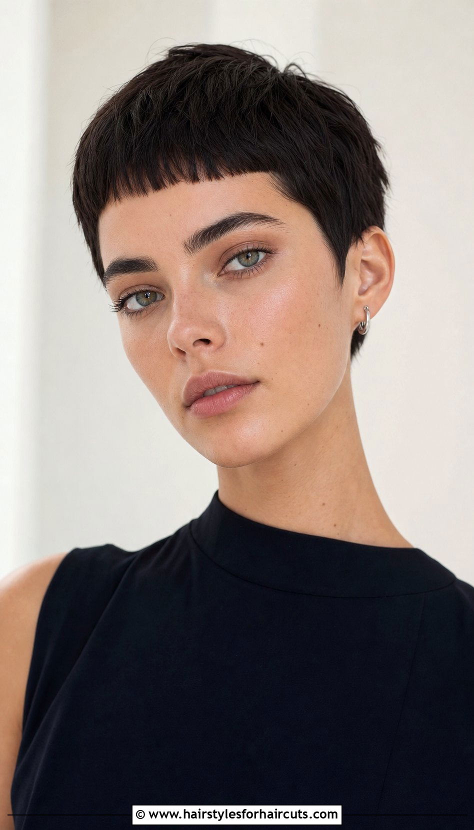 Micro Fringe Pixie Cut - 25 hairstyles fringe - 25 hairstyles fringe