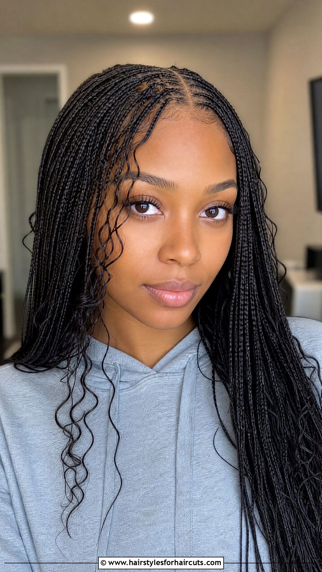 Micro Goddess Braids - 25 goddess hairstyles for black hair - 25 goddess hairstyles for black hair
