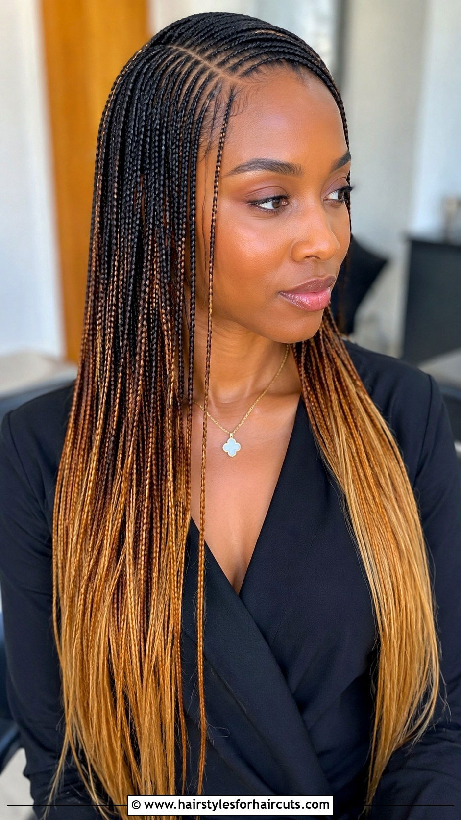 Micro Lemonade Braids - 25 lemonade hairstyles - 25 lemonade hairstyles