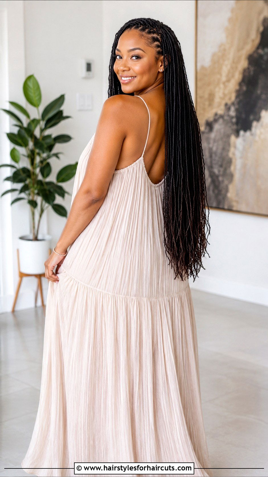 Micro Locs Long Style - 25 african ladies haircuts - 25 african ladies haircuts