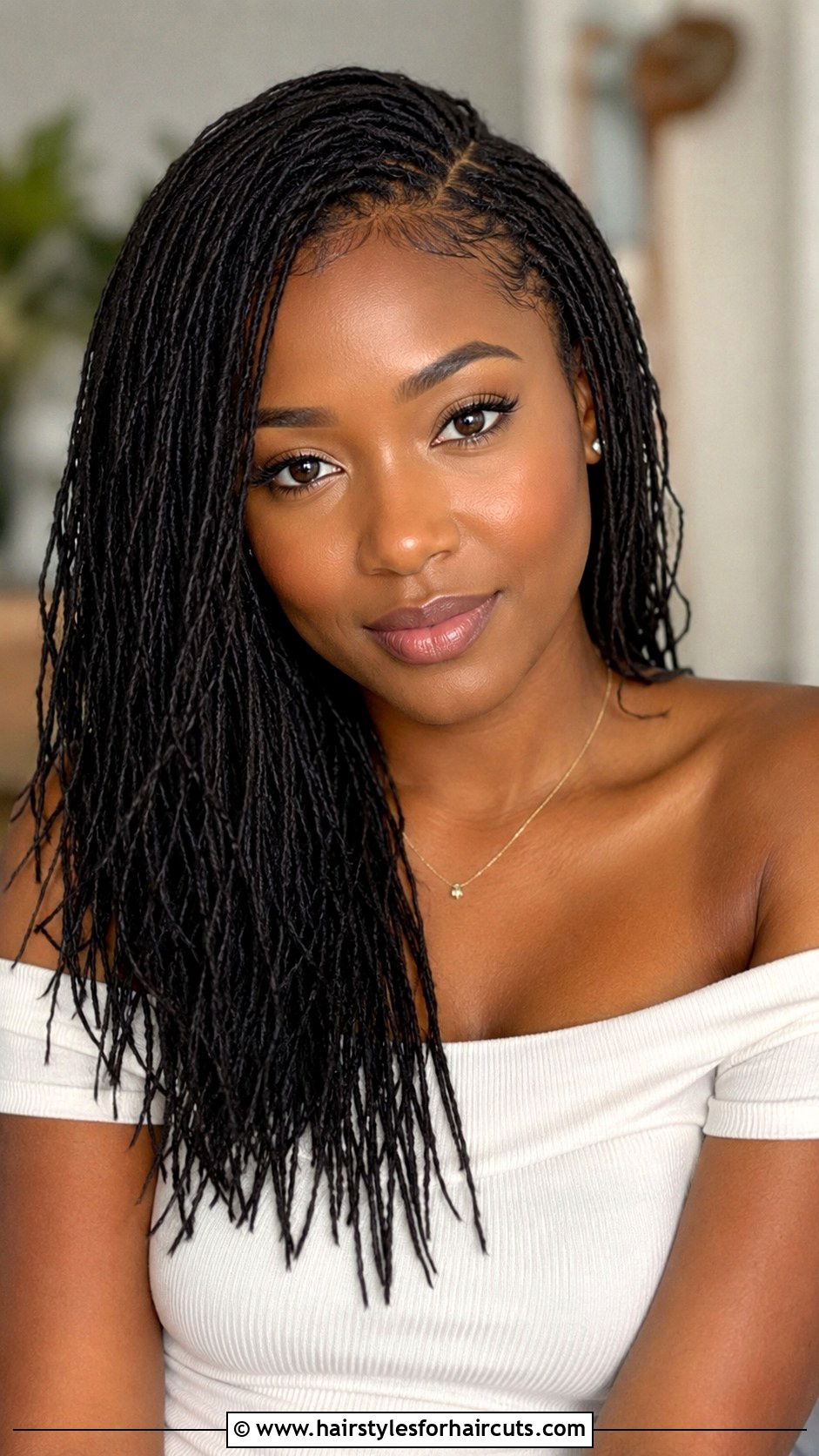 Micro Locs With Deep Side Part - 25 black hair no edges hairstyles - 25 black hair no edges hairstyles