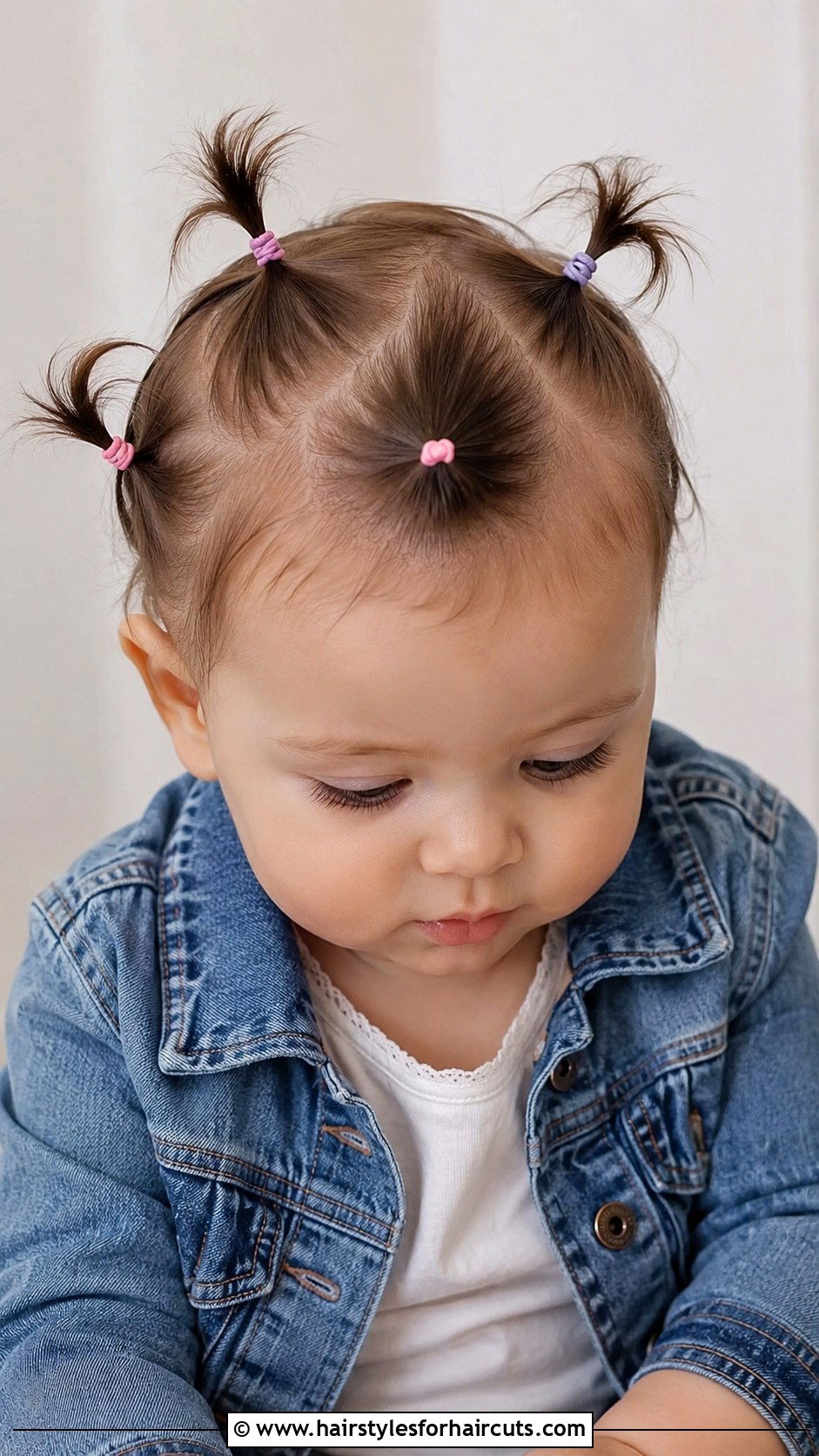 Micro Pigtails - 25 baby hairstyles girl - 25 baby hairstyles girl