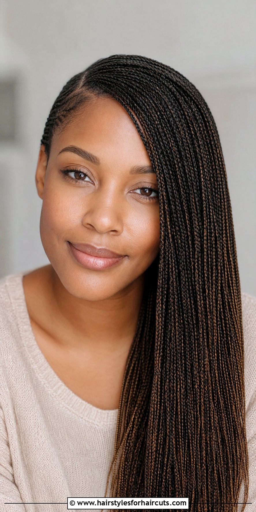 Micro Side Braid - 25 side braid hairstyles for black hair - 25 side braid hairstyles for black hair