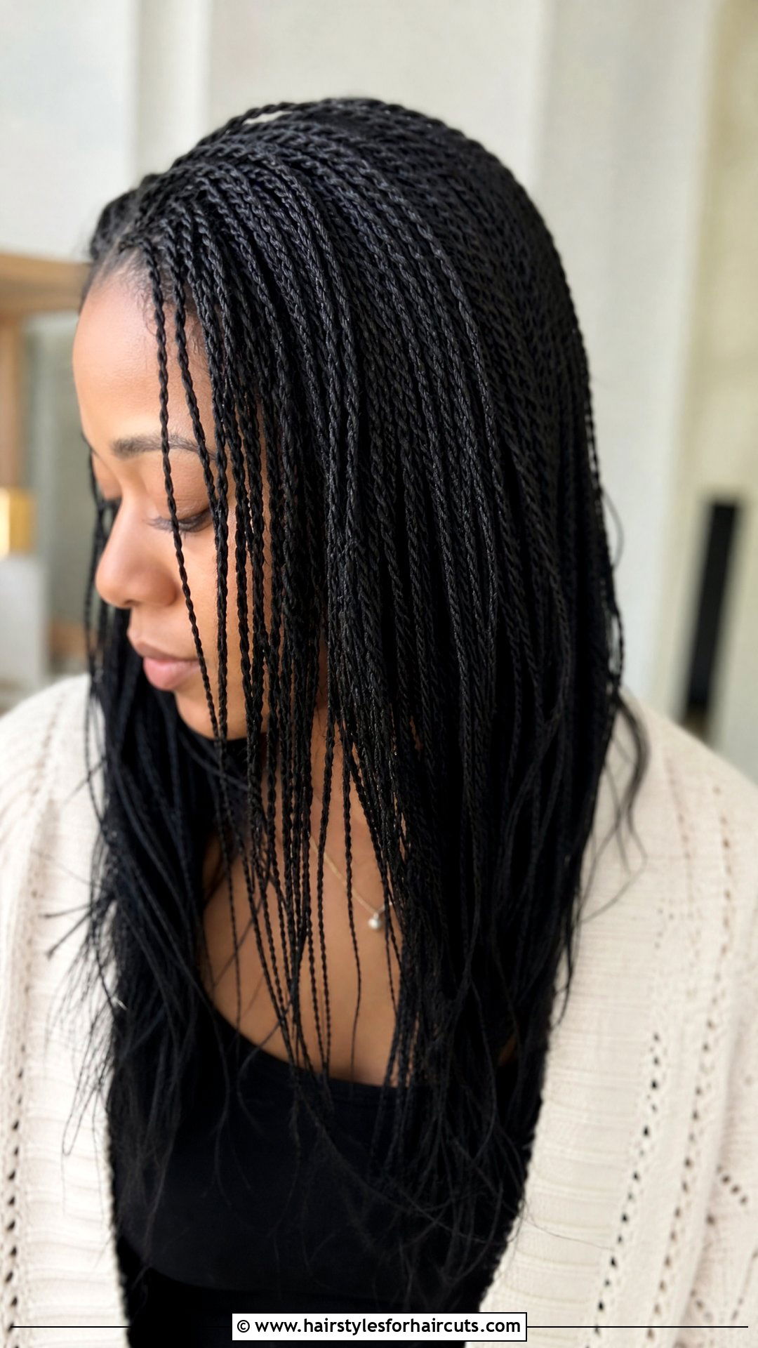 Micro Twist Hairstyle - 25 natural twists hairstyles for black hair - 25 natural twists hairstyles for black hair