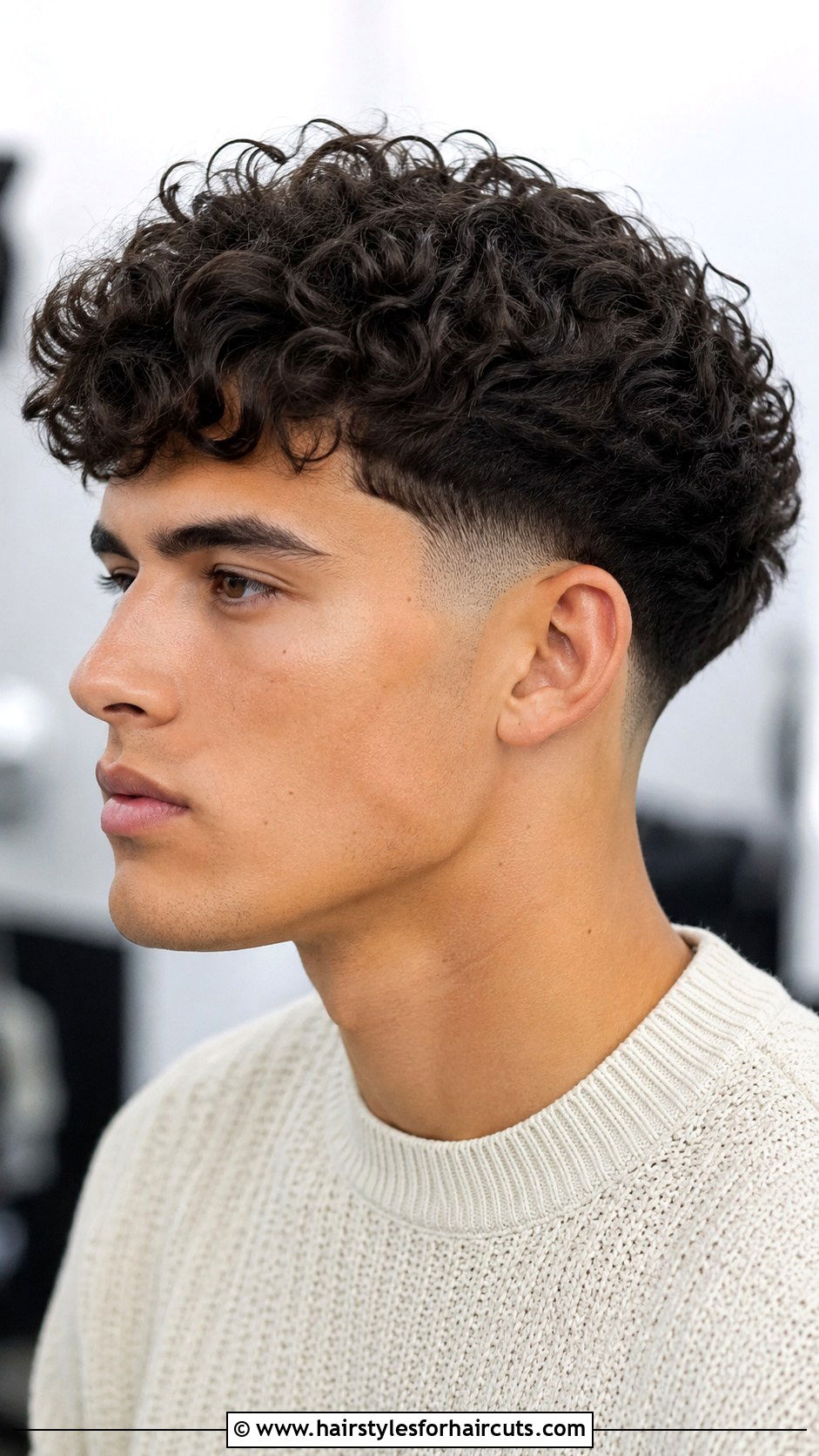 Mid Drop Fade With Curls - 25 black hair fade haircuts - 25 black hair fade haircuts
