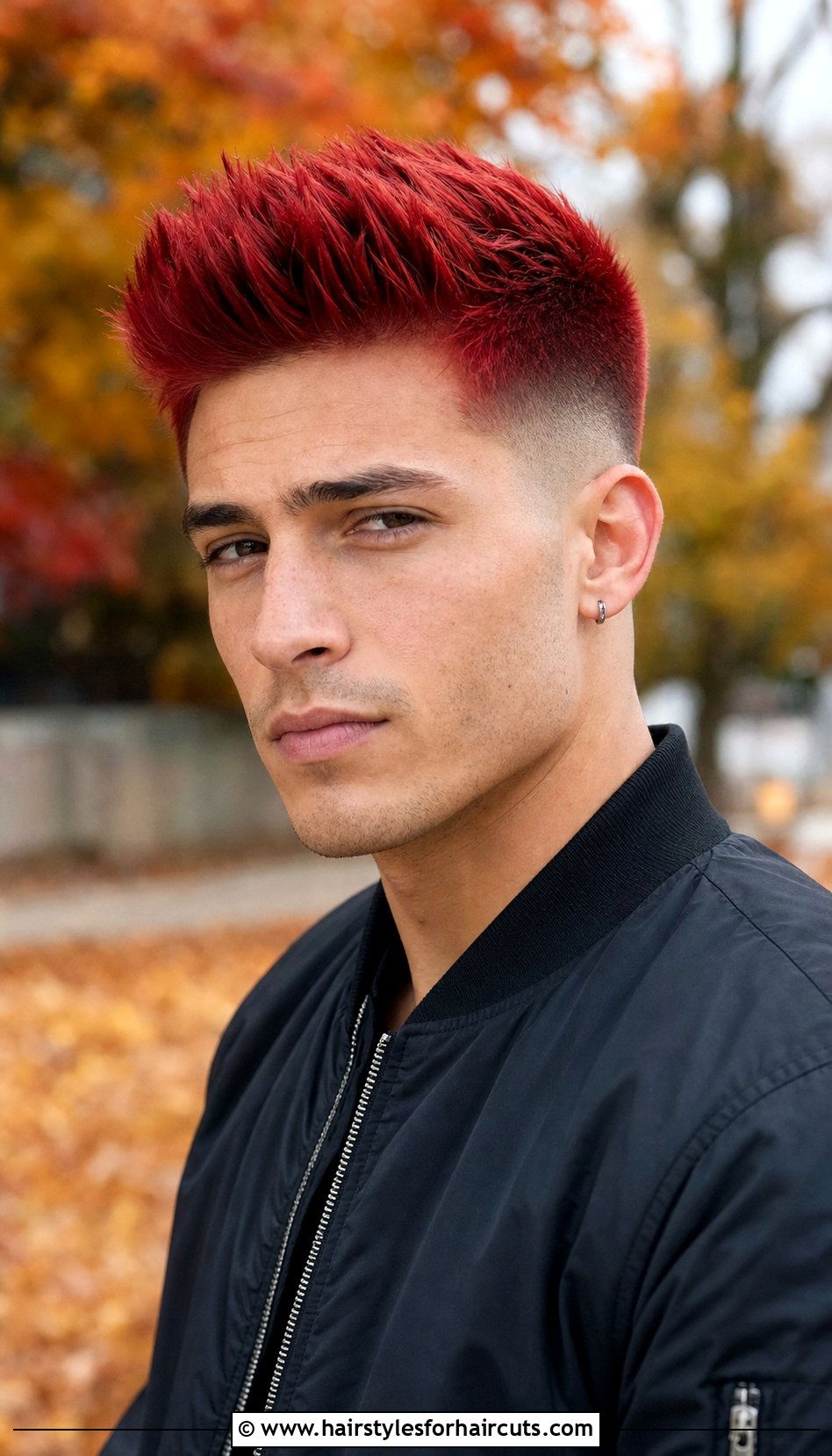 Mid Fade Brushed Up Red Hair - 25 fade haircuts red hair - 25 fade haircuts red hair