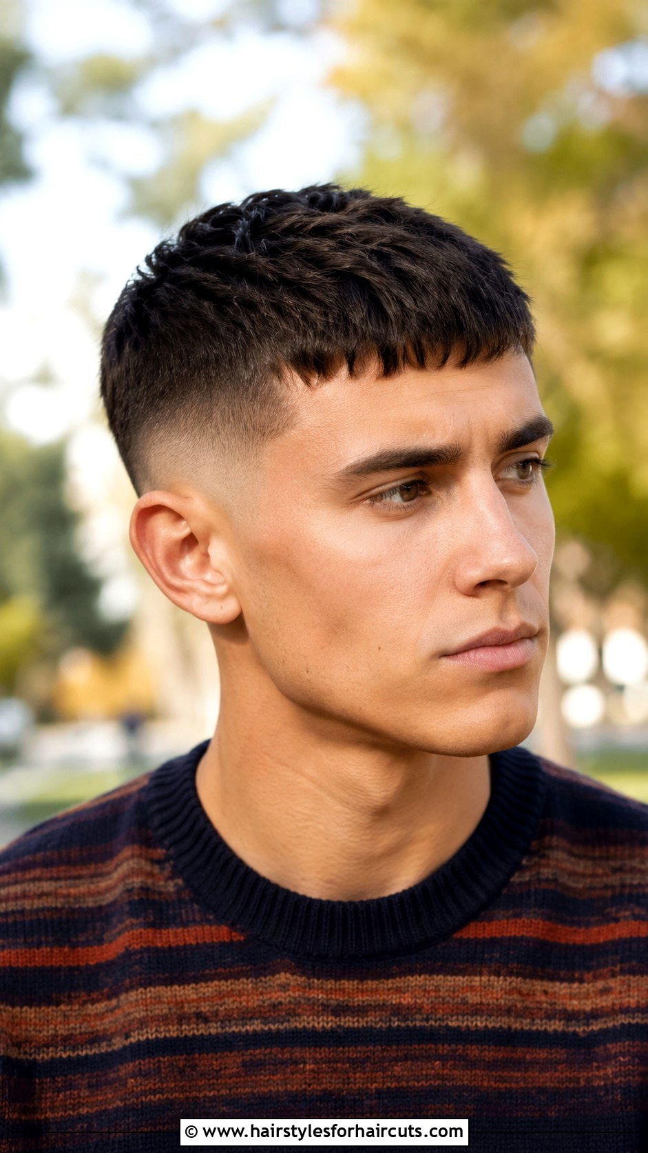 Mid Fade Caesar Cut - 25 mid fade haircuts short hair - 25 mid fade haircuts short hair