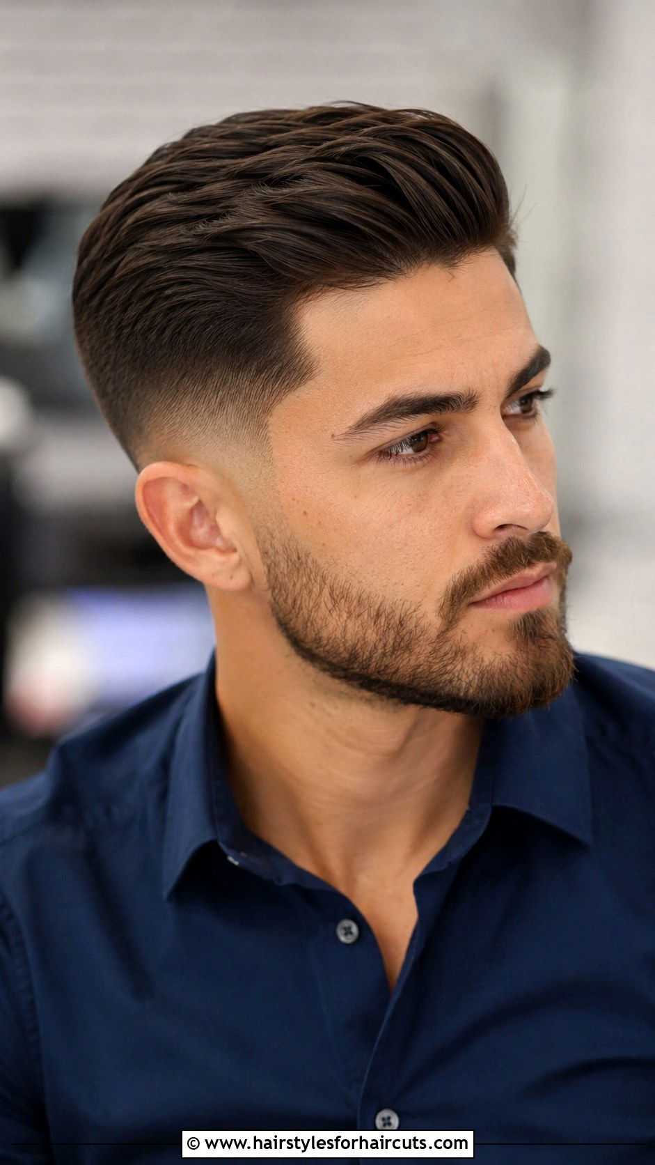 Mid Fade Comb Over Dark Brown Hair - 25 fade haircuts brown hair - 25 fade haircuts brown hair