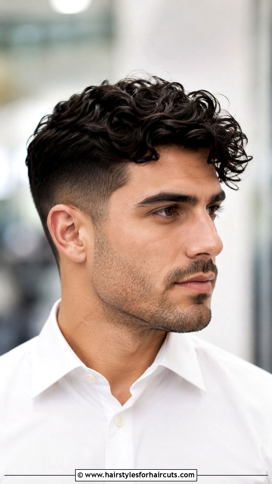 Mid Fade Curly Comb Over - 25 mid fade haircuts for curly hair - 25 mid fade haircuts for curly hair