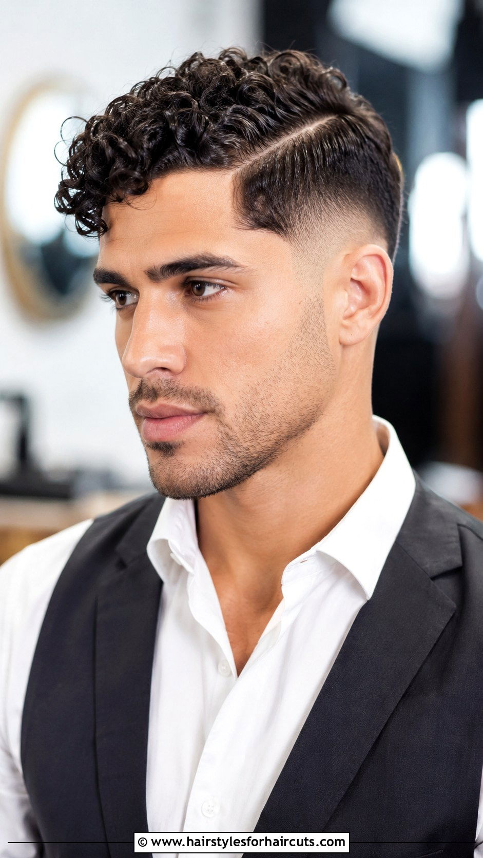 Mid Fade Curly Side Part - 25 mid fade haircuts curly hair - 25 mid fade haircuts curly hair