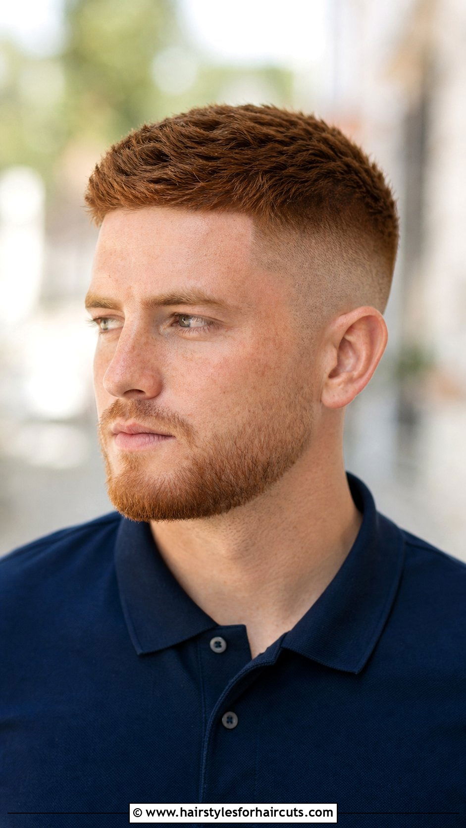Mid Fade Red Crew Cut - 25 fade haircuts red hair - 25 fade haircuts red hair