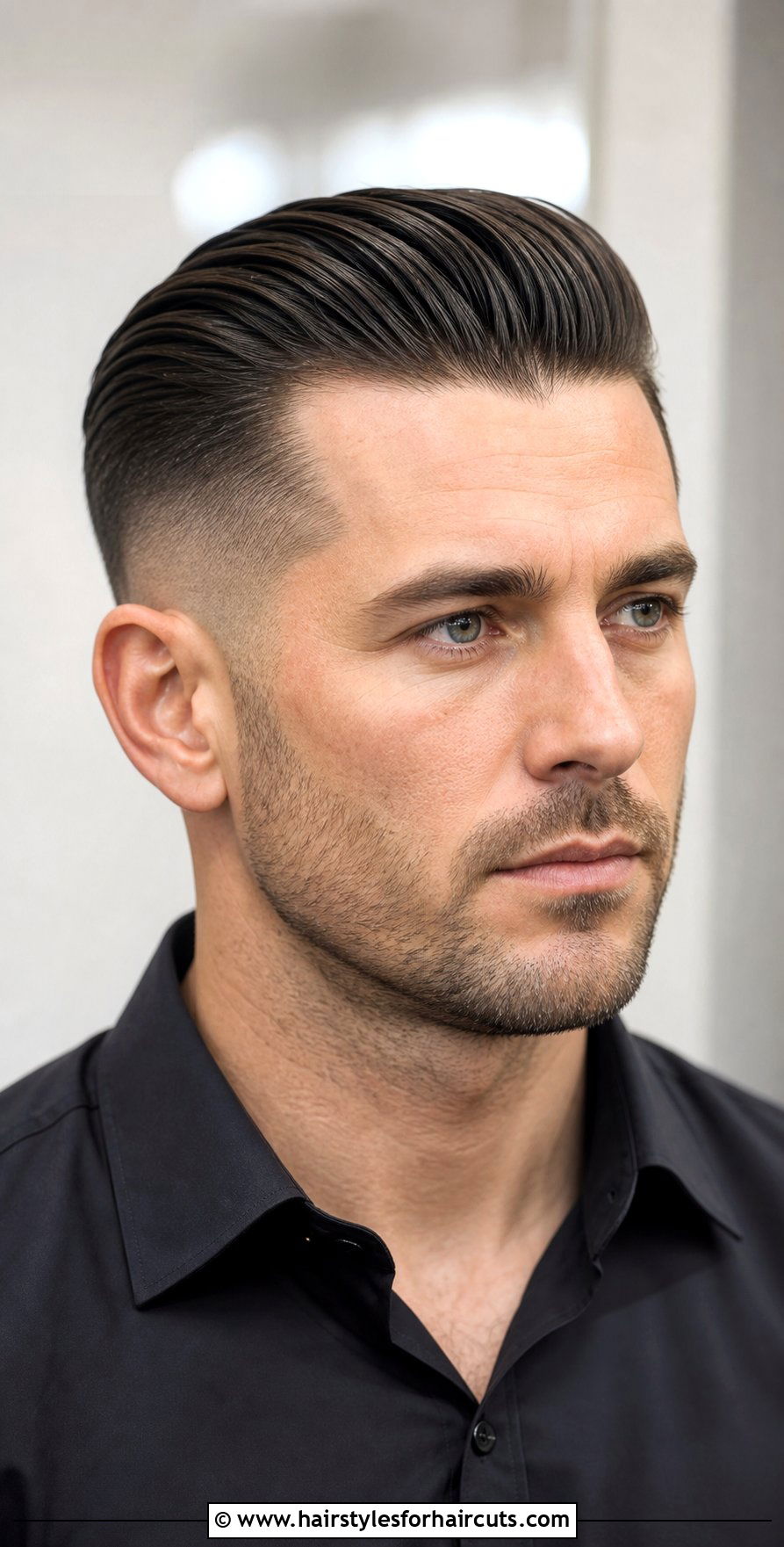Mid Fade Slick Back - 25 haircuts fade style - 25 haircuts fade style