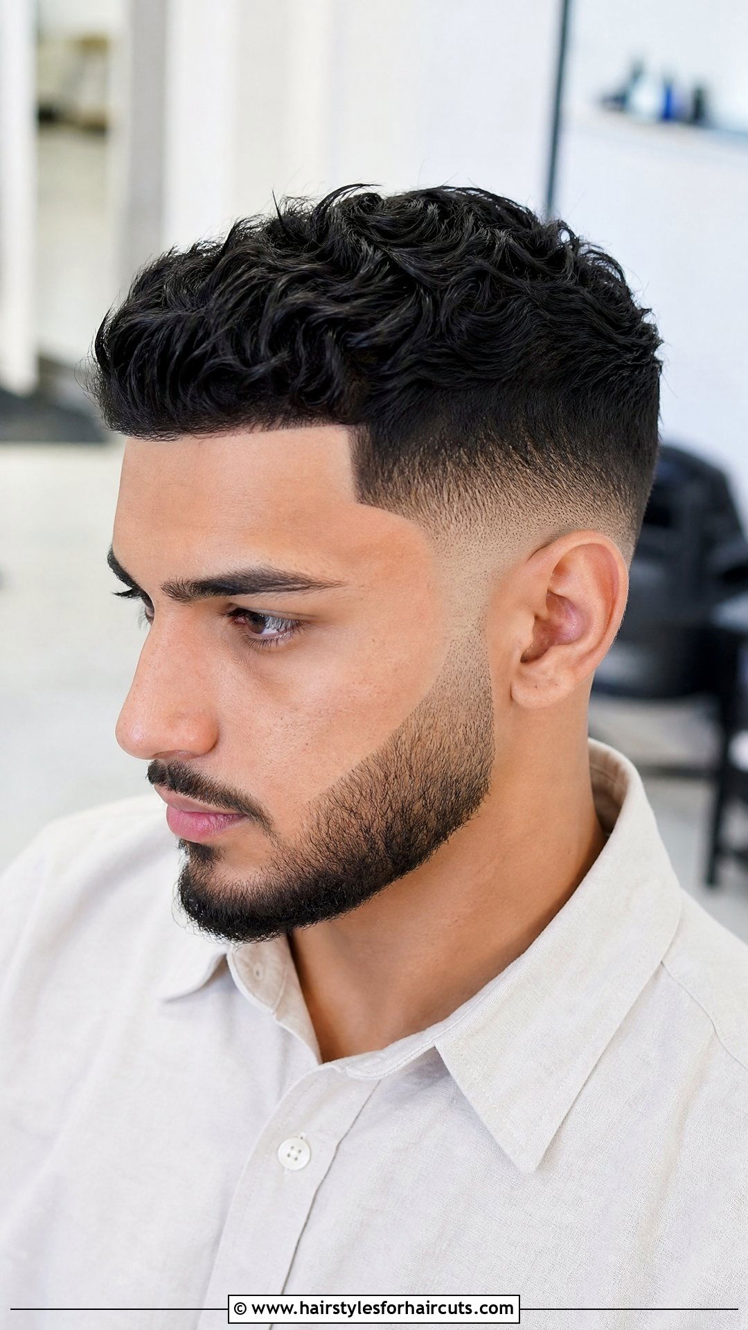 Mid Fade With Edge Up - 25 edger haircuts - 25 edger haircuts