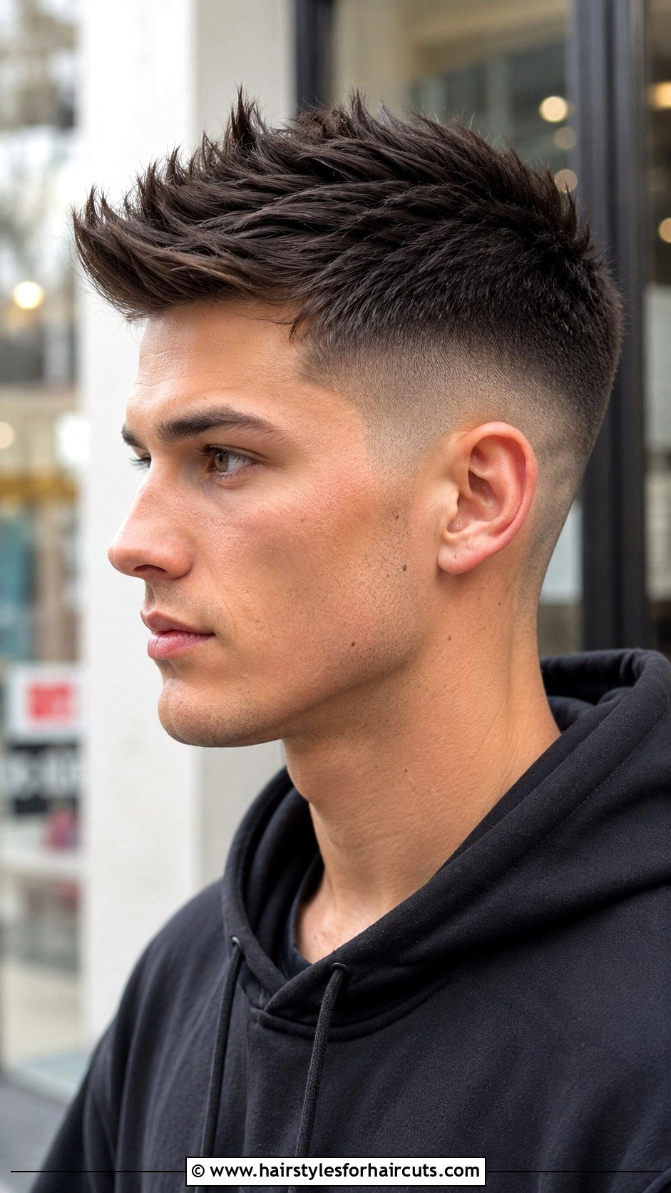 Mid Fade With Faux Hawk - 25 fade haircuts - 25 fade haircuts