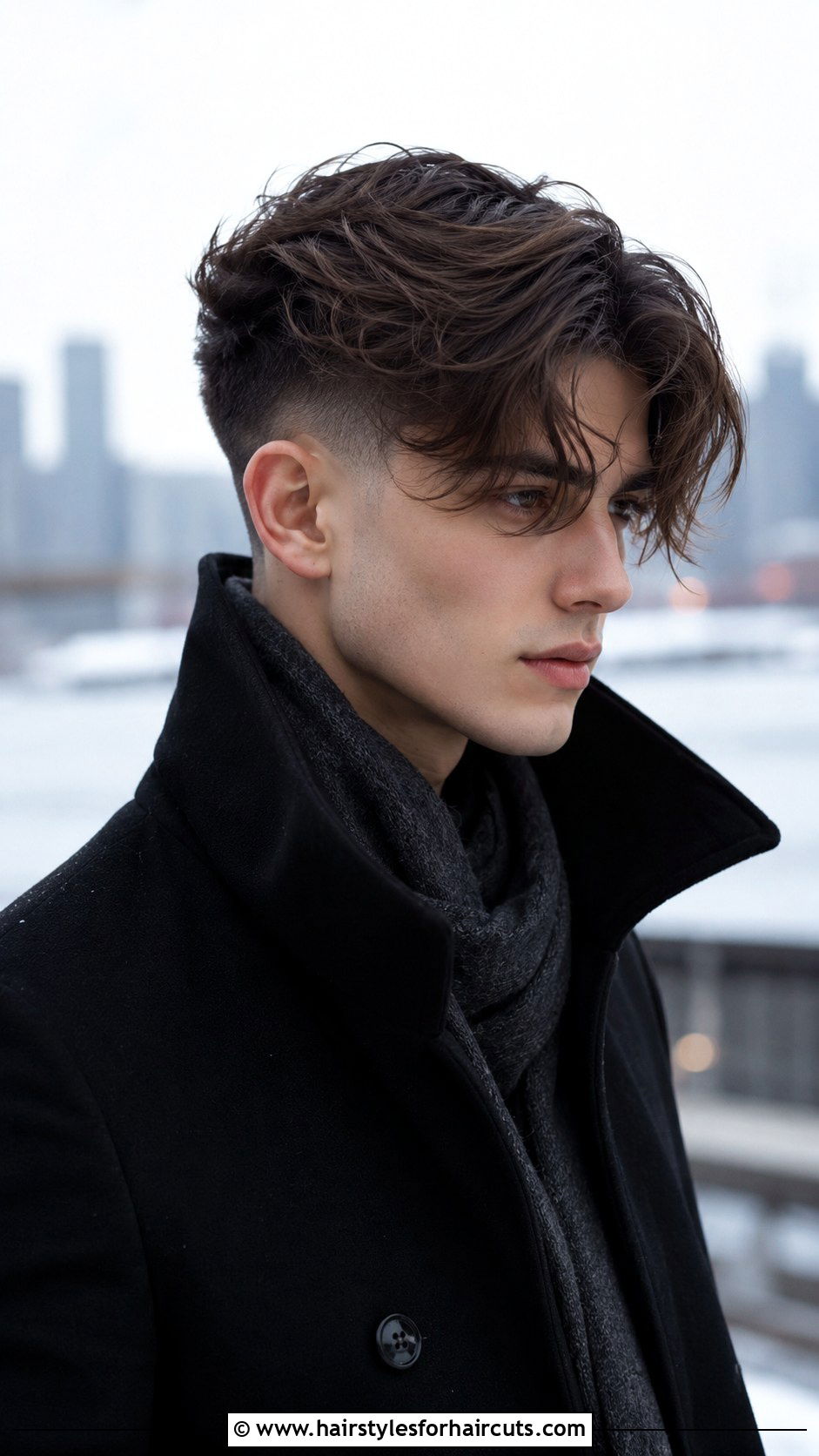 Mid Fade With Long Fringe - 25 fade haircuts - 25 fade haircuts