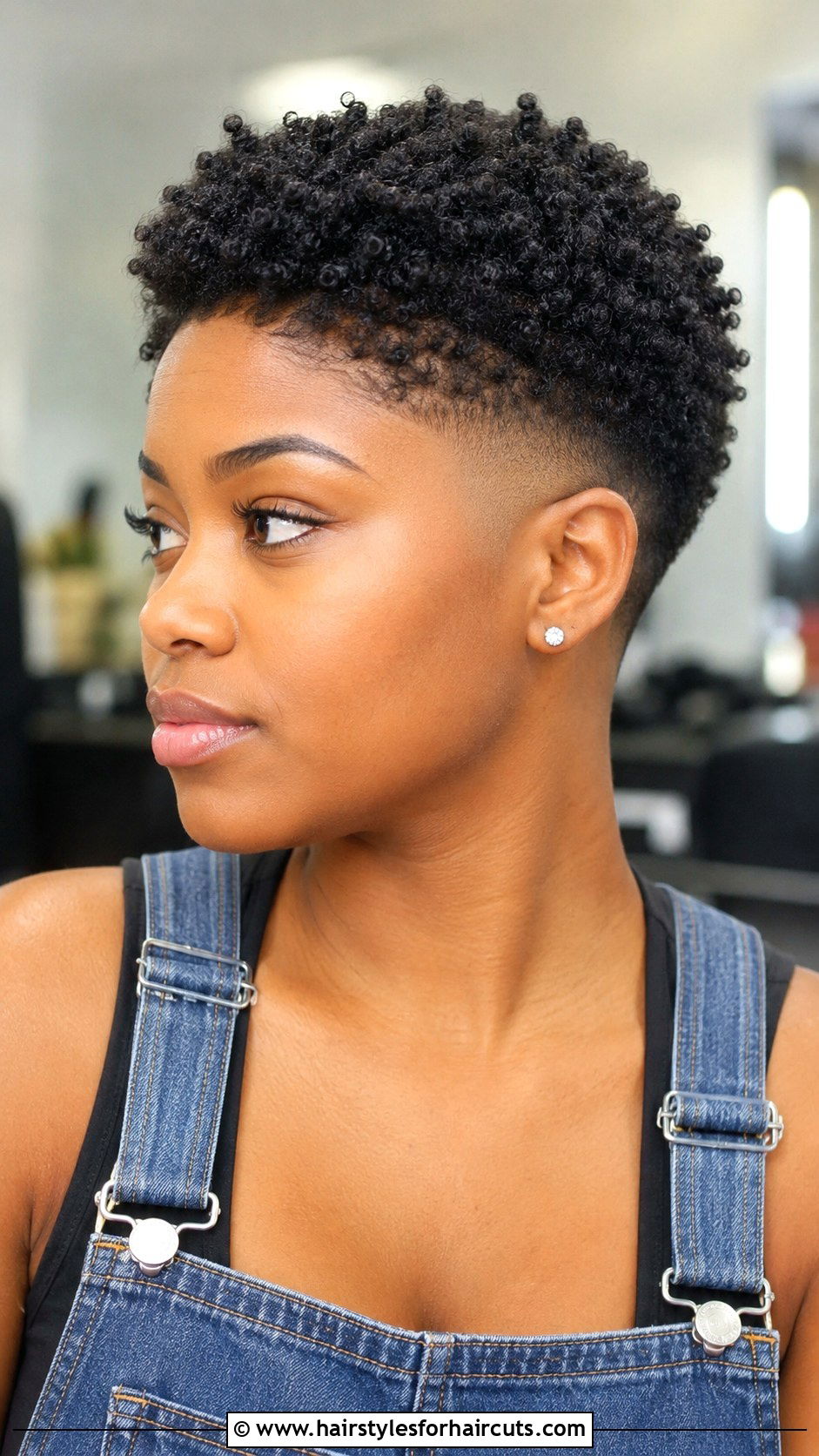 Mid Fade With Sponge Curls - 25 fade african ladies haircuts - 25 fade african ladies haircuts