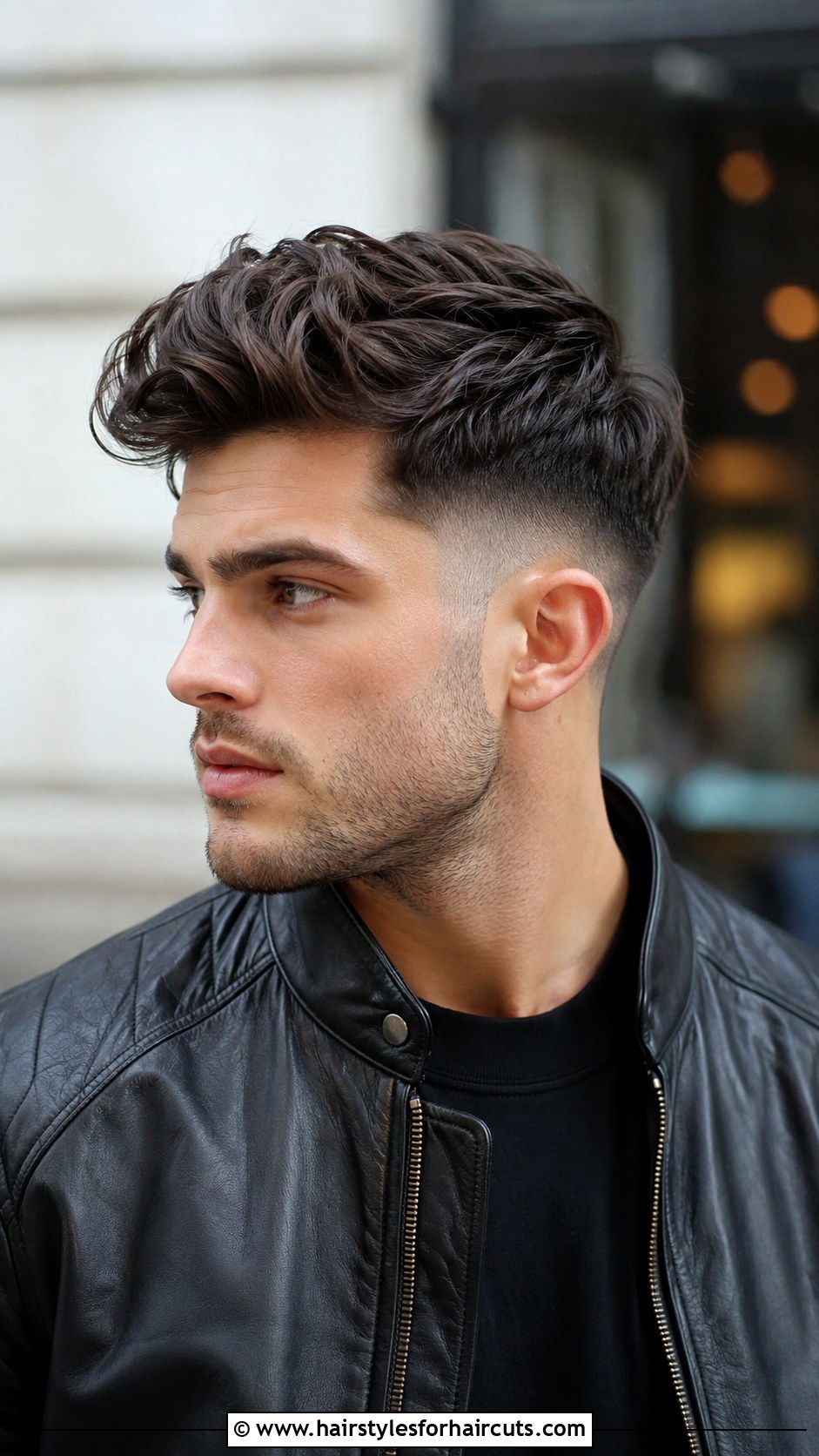 Mid Fade With Wavy Quiff - 25 bellingham haircuts - 25 bellingham haircuts