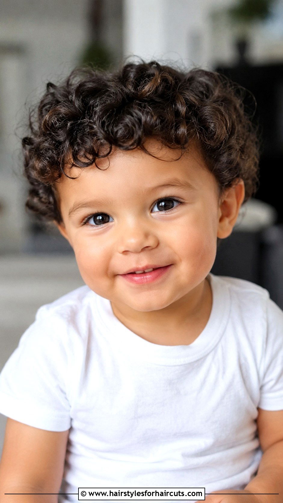 Mid Length Curly Crop - 25 curly hair baby haircuts - 25 curly hair baby haircuts