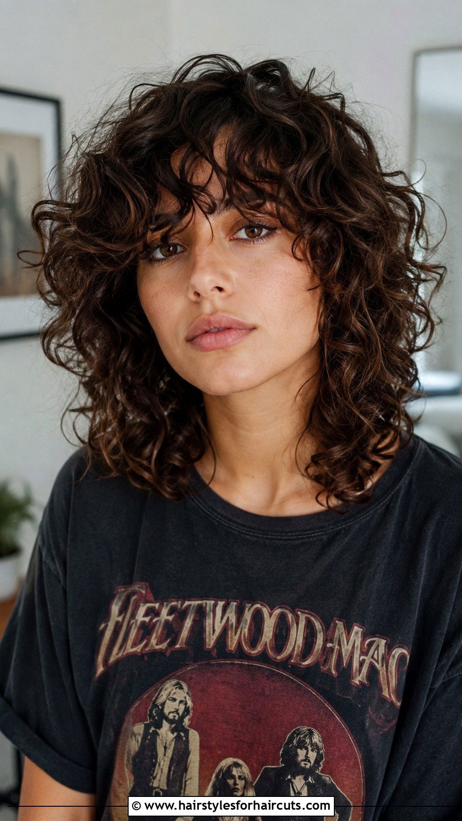 Mid Length Curly Shag - 25 mid length curly hairstyles - 25 mid length curly hairstyles