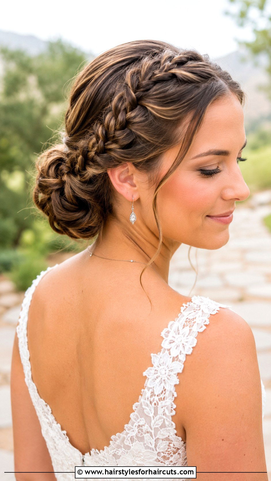 Mid Length Double Braids Wedding - 25 mid length wedding hairstyles - 25 mid length wedding hairstyles